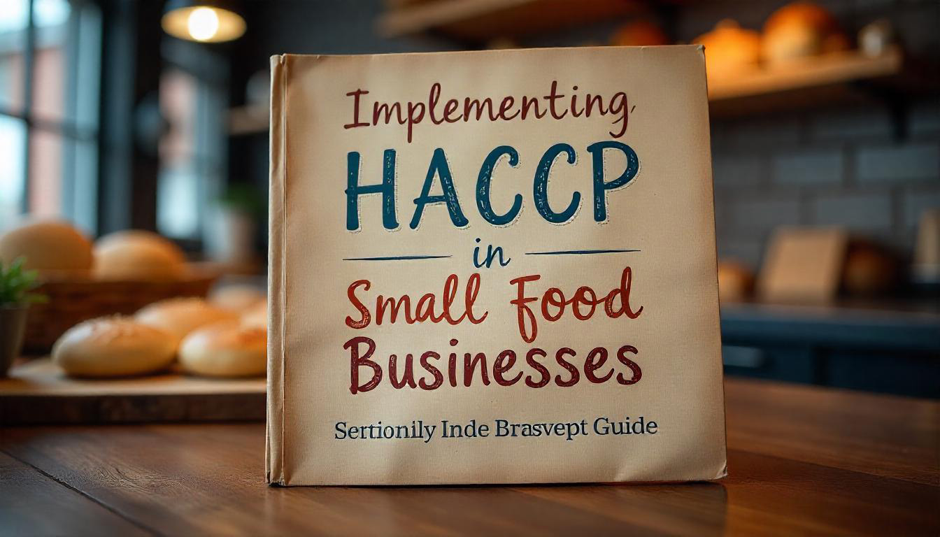 A small food business owner carefully preparing food, representing the application of HACCP principles.