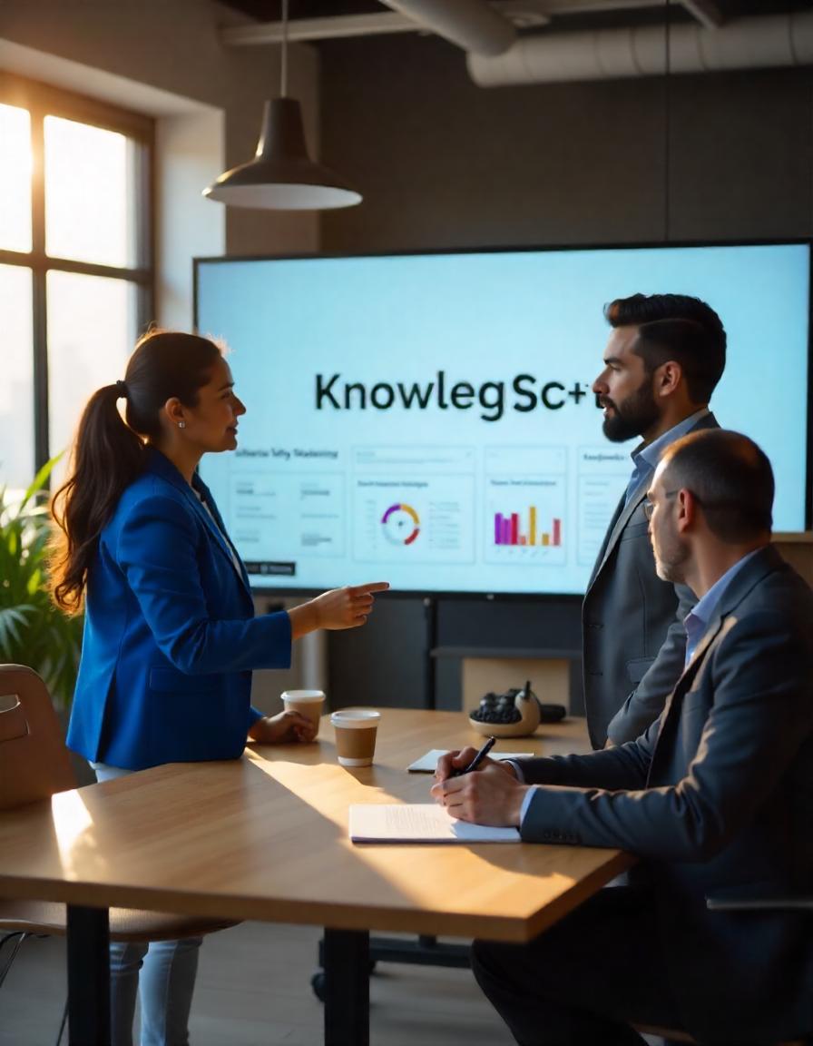 Team collaborating on market research